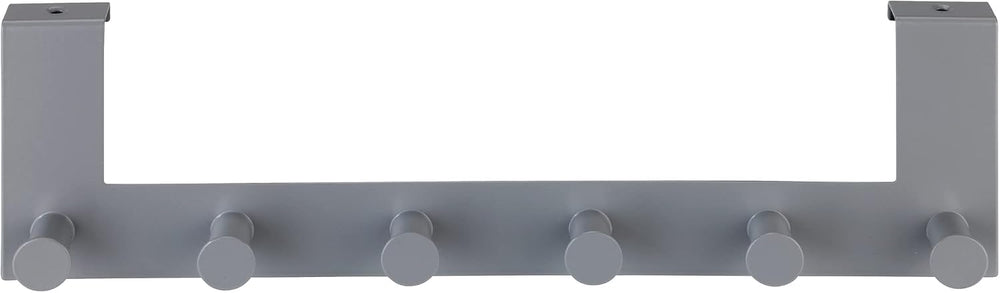 Wenko Celano Door Coat Rack with 6 Hooks for Door Rebate Thickness up to 2 cm...