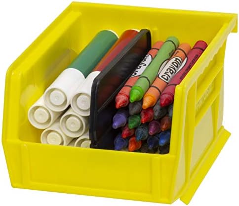 Akro-Mils 30210 AkroBins Plastic Hanging Stackable Storage Organizer Bin, 5-I...