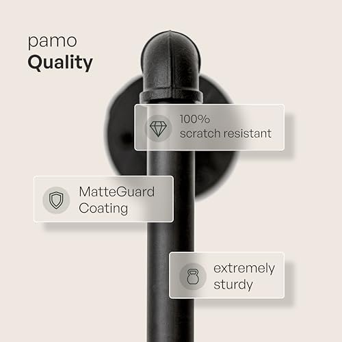 pamo Wall Mounted Clothing Rack – 87" W x 87" H, 750 lbs