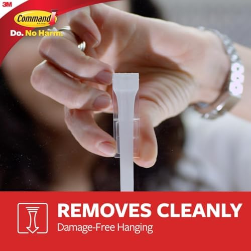 Command Large Utility Hooks, 14 Hooks and 16 Strips, Damage-Free Hanging Wall...