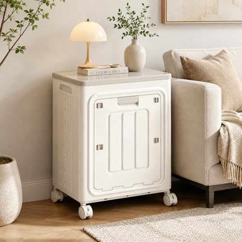 UFORU Rolling Laundry Hamper, Large Capacity with Lid & Wheels for Laundry