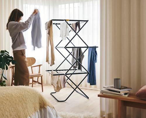 Joseph Joseph AirFrame Max 3-Tier Folding Drying Rack, High Capacity