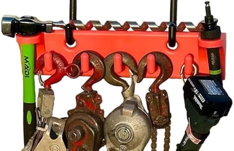 The Big Rack Bucket Truck Tool Organizer and Lineman Tool Board (Bucket Hooks...