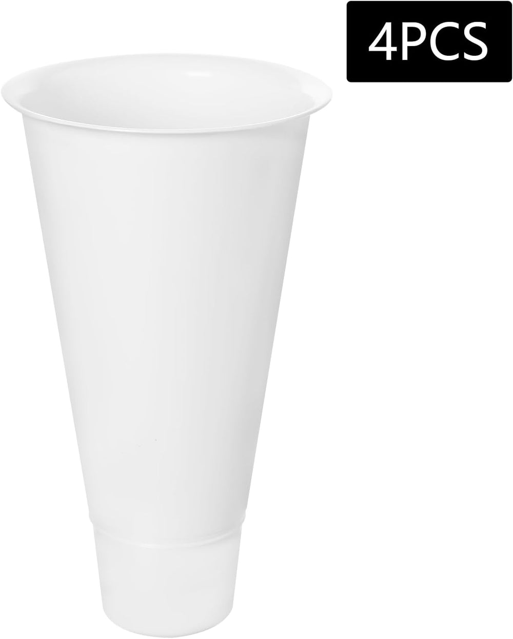 Flower Display Stand with 6 Buckets, Movable Plant Display Stand on Wheels fo...
