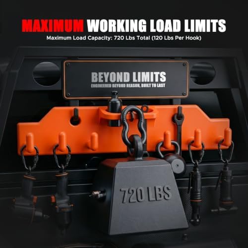 Rogierra Lineman Tool Board, Bucket Truck Hook Organizer, Heavy Duty Weatherp...