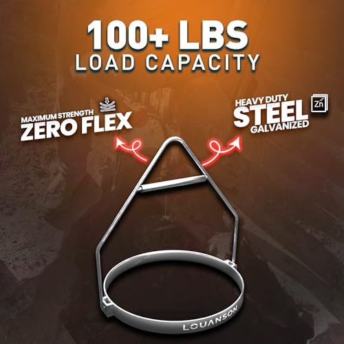 Heavy-Duty 5-Gallon Galvanized Steel Bucket Harness | 100 lb+ Capacity | Impr...