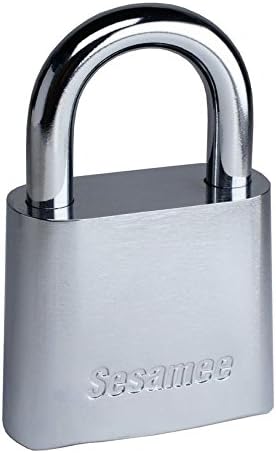 CCL Security Sesamee KCR0436 4-Dial Chrome Plated Marine Combination Padlock ...