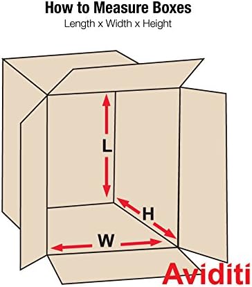 Aviditi HD10108DW Heavy-Duty Double Wall Corrugated Cardboard Box 10" L ...
