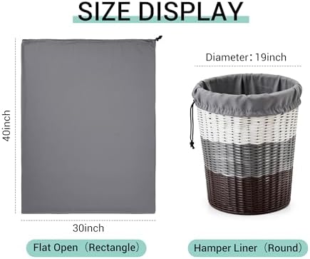ZPECC Bulk Travel Laundry Bag,Extra Large Heavy Duty Laundry Bags 24 Pack,Was...