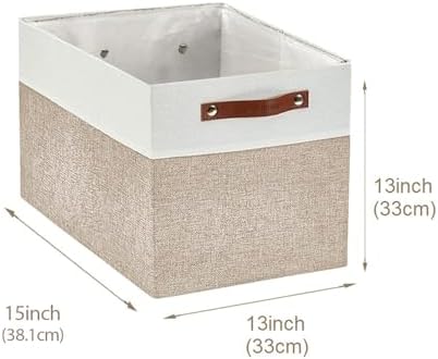 DECOMOMO Kallax Storage Cubes, Storage Baskets for Shelves 4-Pack