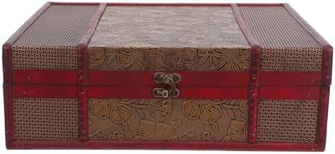 Cabilock Memory Box Wooden Desktop Storage Boxes Wood Treasure Box for Books ...