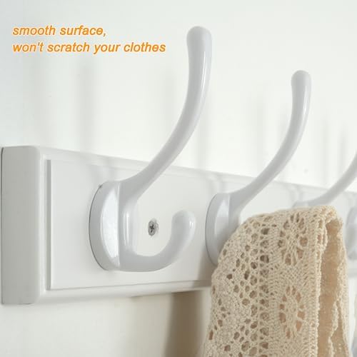 WEBI Coat Rack Wall Mount,10 Hooks,38 1/4" Long,Coat Hooks Wall Mounted,...