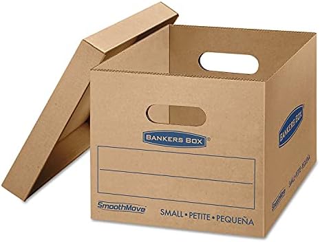 Bankers Box 20-Pack Small Classic Moving Boxes with Reinforced Handles