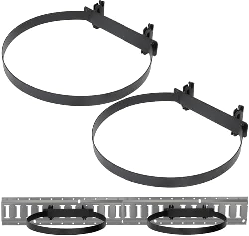 5 Gallon Bucket Holder for E Track, 2Pack Wall E-Track Accessories