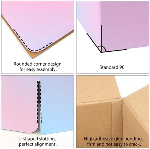 FORBFAN 10 x 7 x 6 Shipping Boxes, 30 Pack Corrugated Cardboard Mailing Boxes...