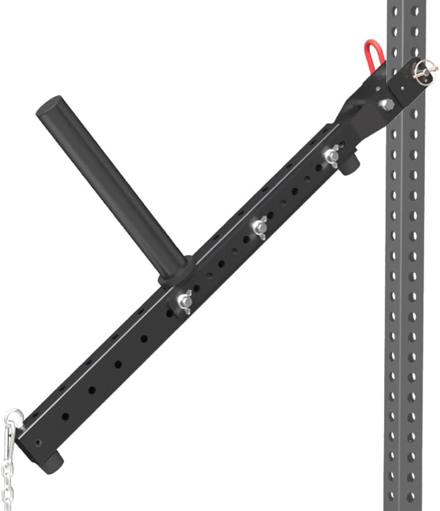 Adjustable Length Belt Squat Attachment for All Power Racks