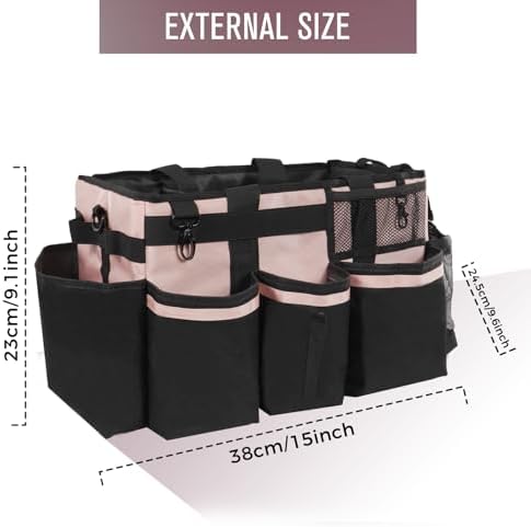 SCAVATA Wearable Cleaning Caddy, Cleaning Caddy Supplies Organizer with Handl...