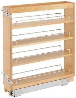 Rev-A-Shelf Pull Out Cabinet Organizer 448-BC-5C, 5-Inch Kitchen Cabinet Base...