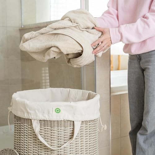 Canvas Laundry Bags - Extra Large, Heavy Duty, 100% Cotton Laundry Bag with S...