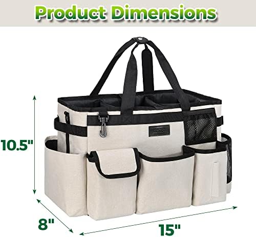 Cleaning Caddy Organizer with Handle - Large Caddy Bag for House & Bathro...