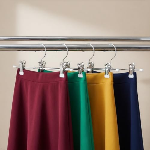 Mawa by Reston Lloyd Non Slip-Space Saving Clothing Hanger for Pant/Skirt wit...