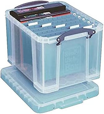 Really Useful Box 32 Liter Snap Lid Storage Bin. 3-Pack