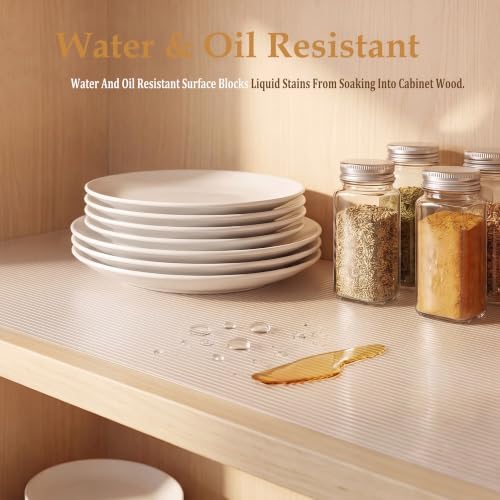 Shelf Drawer Liner for Kitchen Cabinet Non Adhesive 20 Inch Wide X 20 Ft