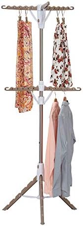 Household Essentials 2 Tier Tripod Clothes Drying Rack, Air Dryer and Garment...