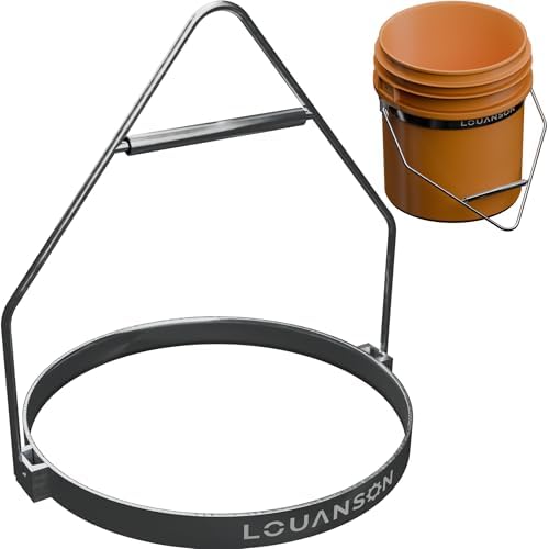 Heavy-Duty 5-Gallon Galvanized Steel Bucket Harness | 100 lb+ Capacity | Impr...