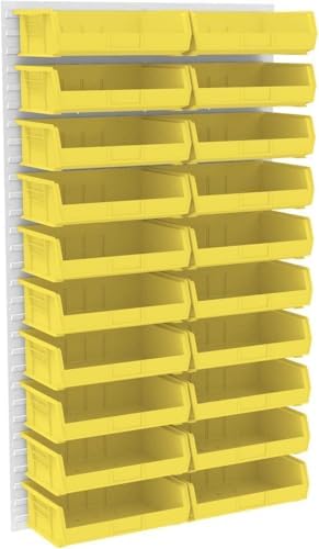 Akro-Mils 30255 AkroBins Plastic Storage Bins, 11"x16"x5", Yel...