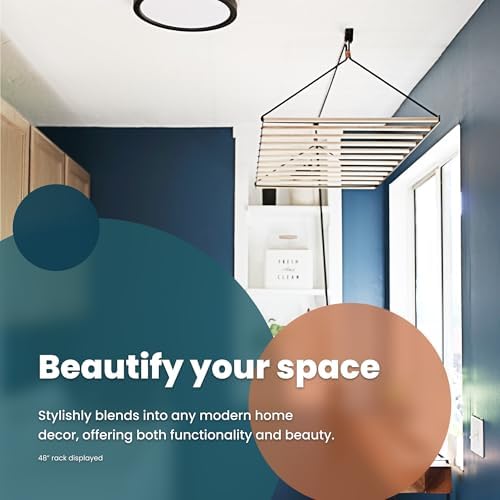 Ceiling Laundry Drying Rack w/Pulley System (36 INCHES)