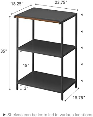 YAMAZAKI Home Tower Kitchen Appliance Storage Rack Metal Shelving Unit - Stan...