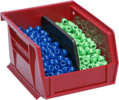 Akro-Mils 30210 AkroBins Plastic Storage Bin Hanging Stacking Containers, (5-...