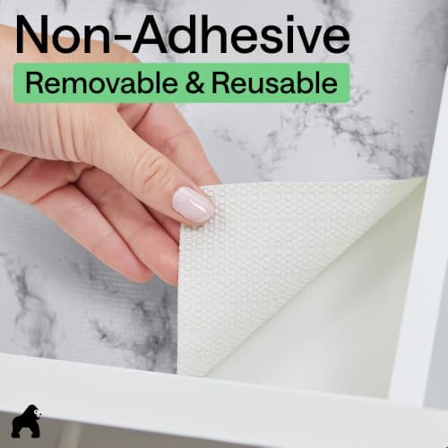 GORILLA GRIP Shelf Liner, Kitchen Drawer Protector, 12x240 Marble