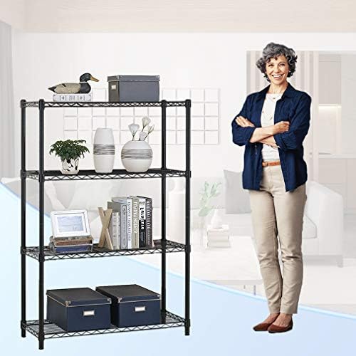 BestOffice 36"x14"x54" 4 Tier Layer Shelf Adjustable Steel Com...