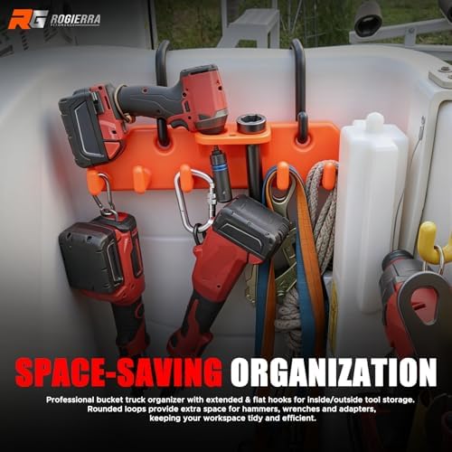 Rogierra Lineman Tool Board Bucket Truck Hook Organizer Bucket Truck Accessor...