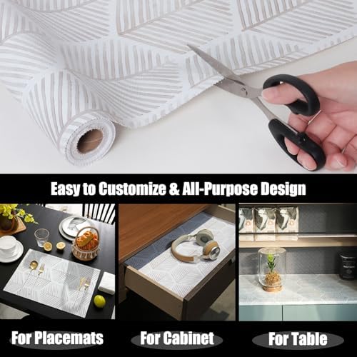 Shelf Liners for Kitchen Cabinets, 16IN x 20FT Non Adhesive
