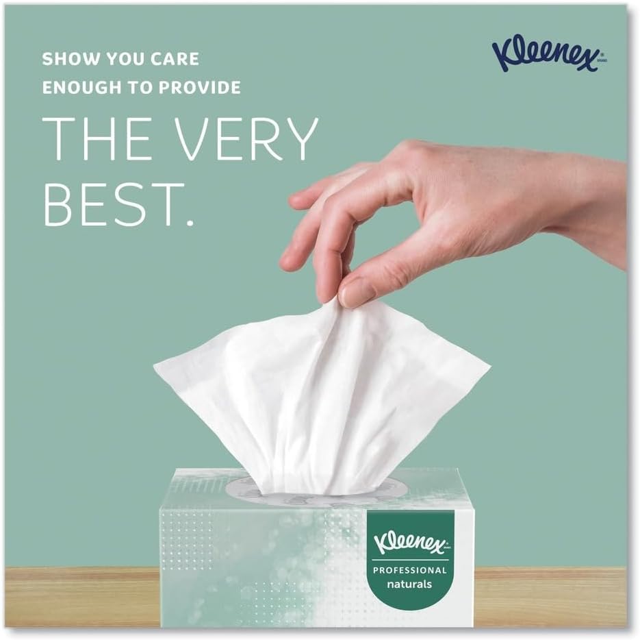 Kleenex Professional Naturals Facial Tissue, Bulk, 36 x 90 Tissues (21272)