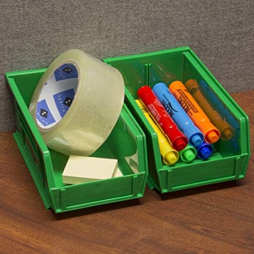 Akro-Mils Plastic Storage Bins and Organizers (12-Pack) + AkroBins Hanging St...