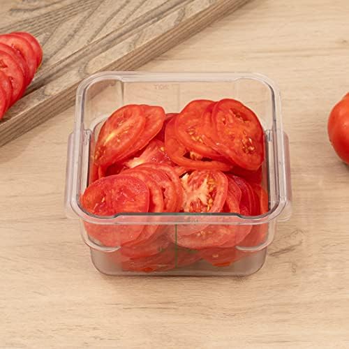 Restaurantware Met Lux 2 Quart Brine Buckets 10 Square Marinating Containers ...