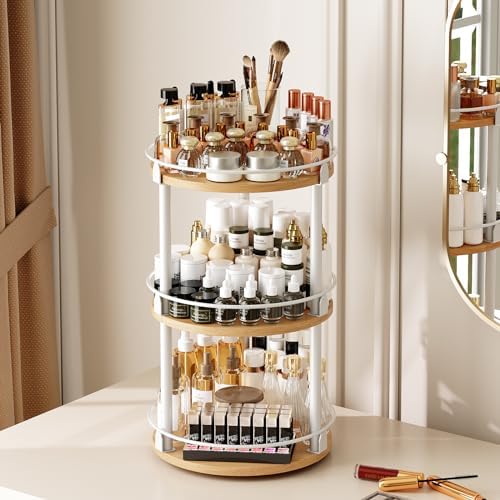 YATINEY 3-Tier Lazy Susan Organizer, Rotating Spice Rack, Spinning Organizer,...