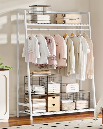 CHOEZON 4-Tier Closet Organizers and Storage, Stackable Storage Bin Baskets w...