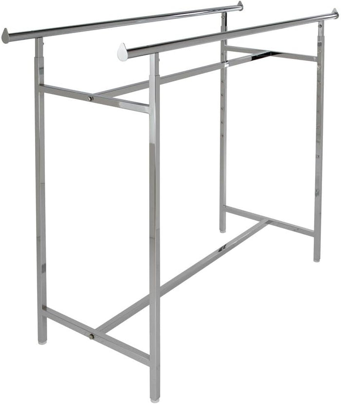 Adjustable Double Bar Clothing Rack