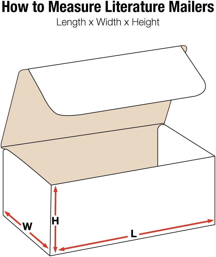Box USA Mailer Boxes Medium 15 1/8"L x 11 1/8"W x 4"H 50-Pack ...