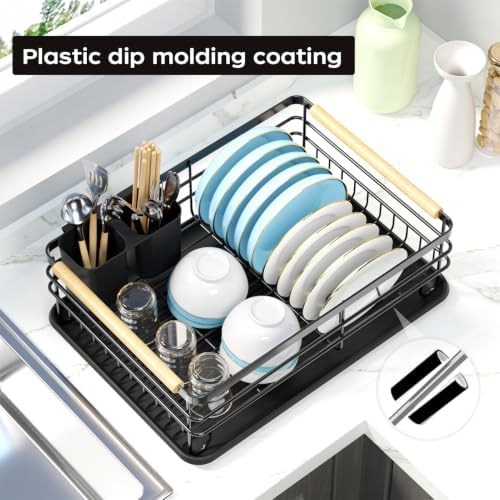 Small Dish Drying Rack, Black