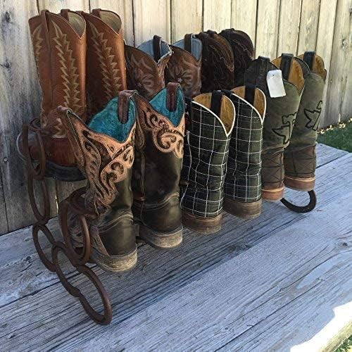 Horseshoe Boot Rack