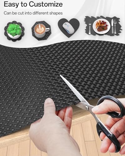 GTJ Shelf and Drawer Liner for Kitchen Cabinet Non-Adhesive Non Slip