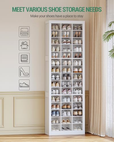 Hzuaneri Shoe Storage Cabinet, 45 Pairs Free Standing Closet Organizer