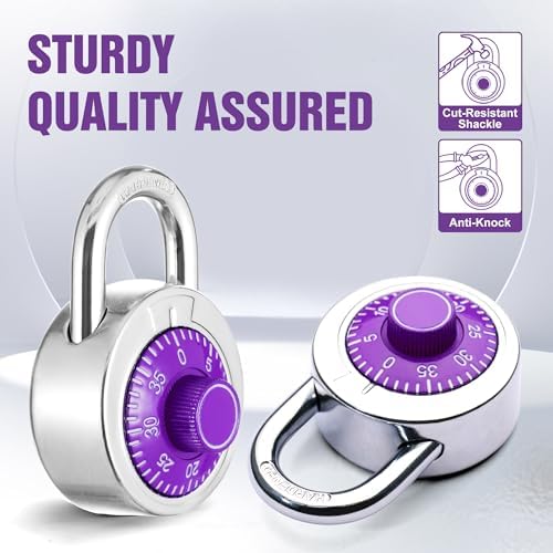 Combination Padlock, 50 mm (2"), 24 Pack