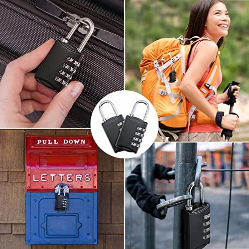 Moxweyeni 20 Pcs 4 Digit Combination Locks Small Combo for Luggage